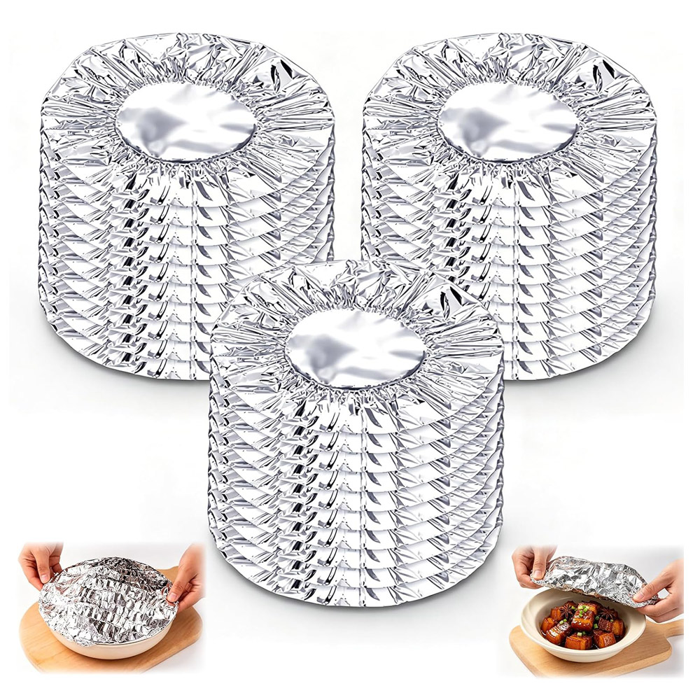 Meal Prep Bowl - Многоразовые крышки из алюминиевой фольги для