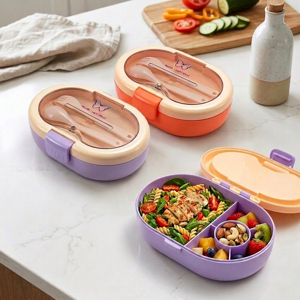 Meal Prep Or Prep Meal - Герметичный пластиковый ланч-бокс с отделениями для