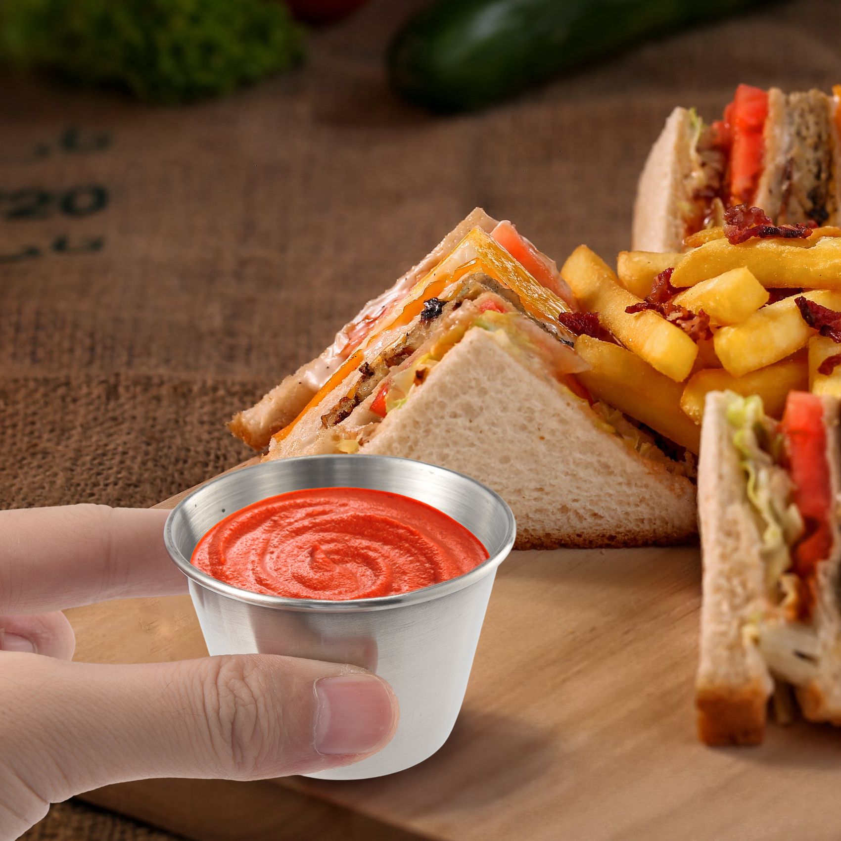 Sauce Dipping Cup - ABJI – набор из 12 штук