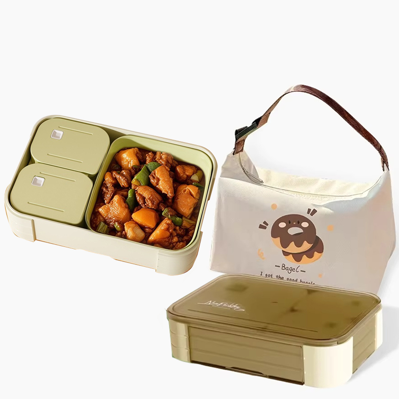 Meal Prep Or Prep Meal - Набор ланч-боксов Bento с несколькими отделениями.
