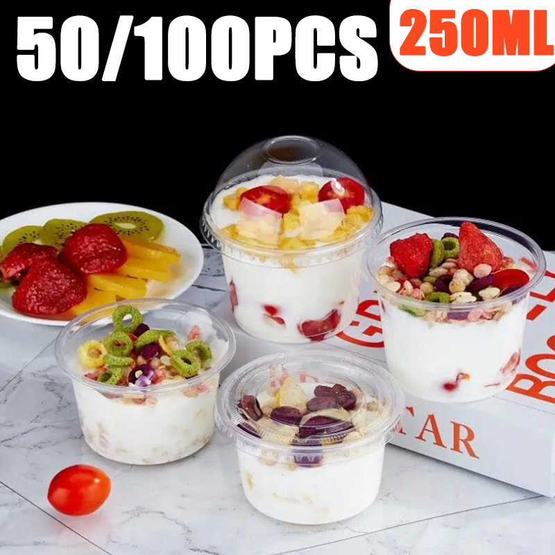 50/100 шт., 250 мл, одноразовы – обзор и цена Sauce Dipping Cup