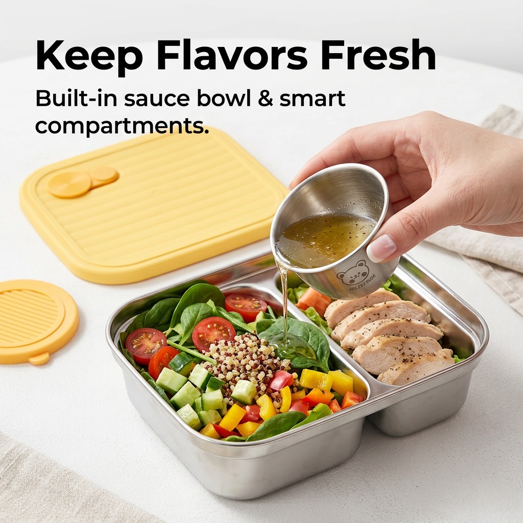 Контейнер для обеда из нержаве – обзор и цена Meal Prep Bowl